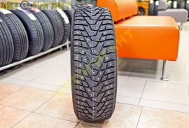 195/60R15 (W429) а/шина Hankook зима 92T XL шип