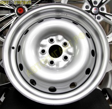 Диск стальной Red Wheel (RS106) R15*6.0 5*100 ET +43 ЦО 57,1мм silver