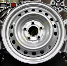 Диск стальной Red Wheel (RS002) R15*6.0 5*114,3 ET +43 ЦО 67,1мм Silver